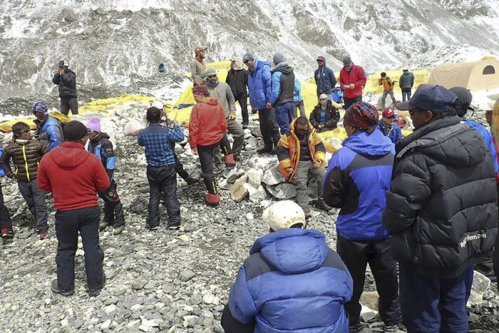 Auch am Mount Everest spielten sich nach Lawinenabgängen Dramen ab.