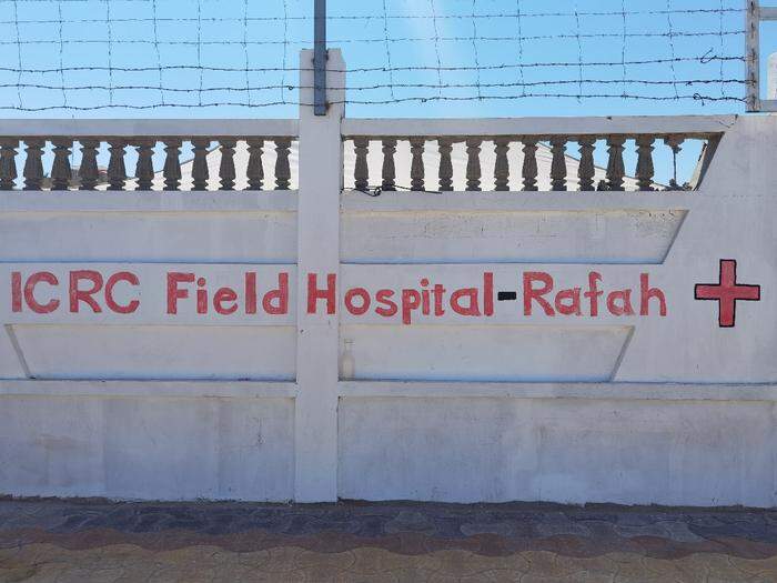 Feldspital in Rafah | Das Feldspital des Internationalen Roten Kreuz in Rafah im Süden von Gaza