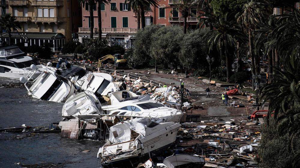 Massive Zerstörung in Ligurien