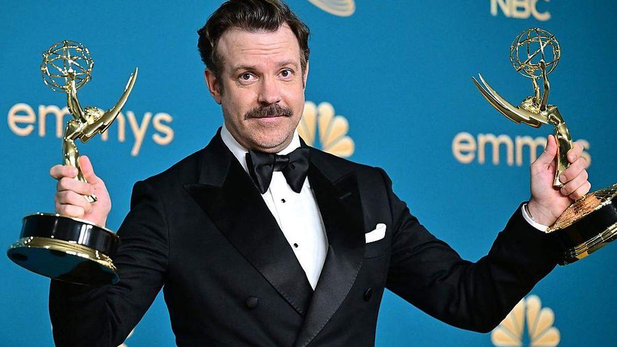 &quot;Ted Lasso&quot; wird von Jason Sudeikis dargestellt - die Serie hat bereits elf Emmys erhalten