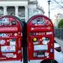 Post In Denmark Two Danish red letterboxes stand in front of The Marble Church in Copenhagen, Denmark, on December 16, 2025. The postal company Postnord no longer delivers letters in Denmark from 2026. In this context, all public letterboxes in the country are also dismantled. Copenhagen Denmark PUBLICATIONxNOTxINxFRA Copyright: xKristianxTuxenxLadegaardxBergx originalFilename: berg-postinde251216_npNyL.jpg