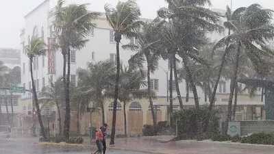 Erste Vorboten von "Irma" sind bereits zu sehen