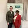 Landeshauptmann-Stellvertreterin Manuela Khom mit Daniel Miedl-Rissner