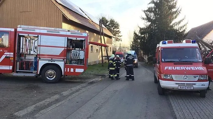 Drei Feuerwehren rückten aus, um den Brand zu löschen