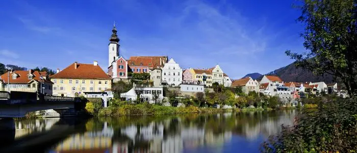 Die bekannte „Skyline“ der Altstadt von Frohnleiten