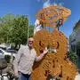 Die Skulptur „Picasso lebt“ ist derzeit am Hauptplatz Feldbach zu sehen. Weitere Werke präsentiert Künstler Peter Troißinger ab 27. Mai im Regionalbüro der Kleinen Zeitung 