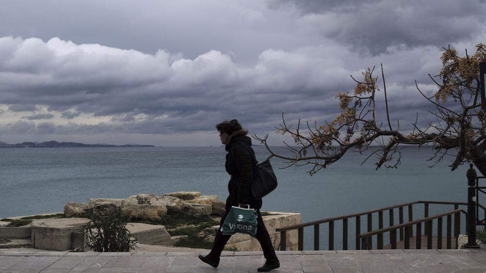 In Griechenland kommt es in diesem Winter immer wieder zu Stürmen mit Hagel, starken Winden und heftigen Regenschauern