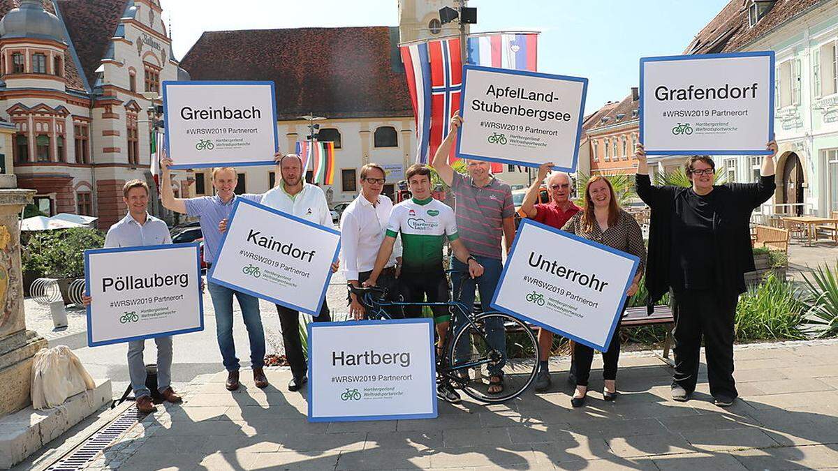 In zahlreichen Gemeinden wird in der Weltradsportwoche geradelt