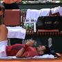 Novak Djokovic wurde beim French-Open-Achtelfinale am Platz behandelt