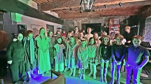 Die jungen Talente der Musikschule Eisenerz beleuchteten die Geschichte des Erzbergs in einem Theaterstück