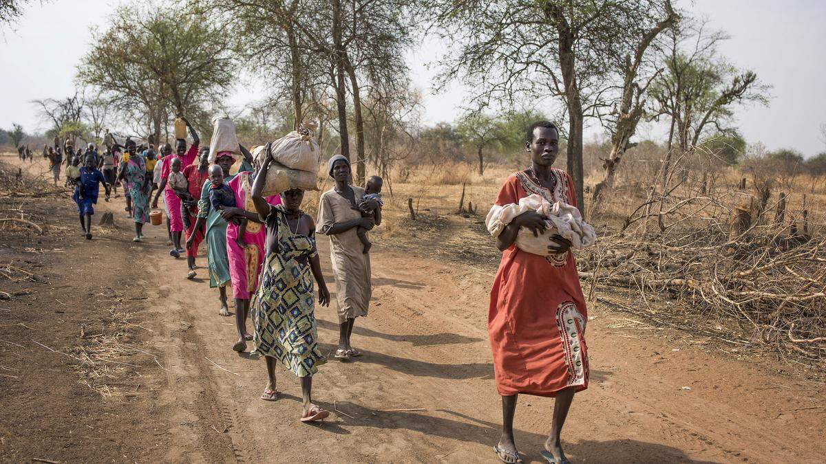 Die Bevökerung im Sudan leidet massiv unter Hungersnöten. 