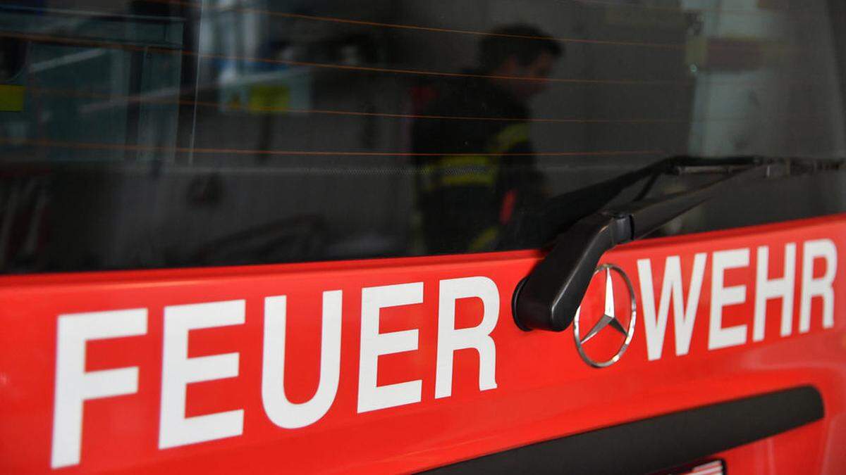 Sieben Personen der Feuerwehr Köflach waren im Einsatz