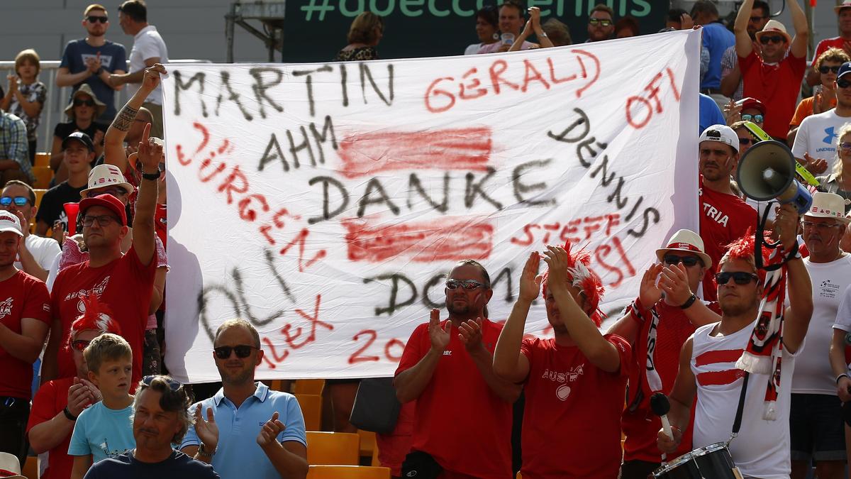 Die Fans beim Davis-Cup 2018 in Graz gegen Australien