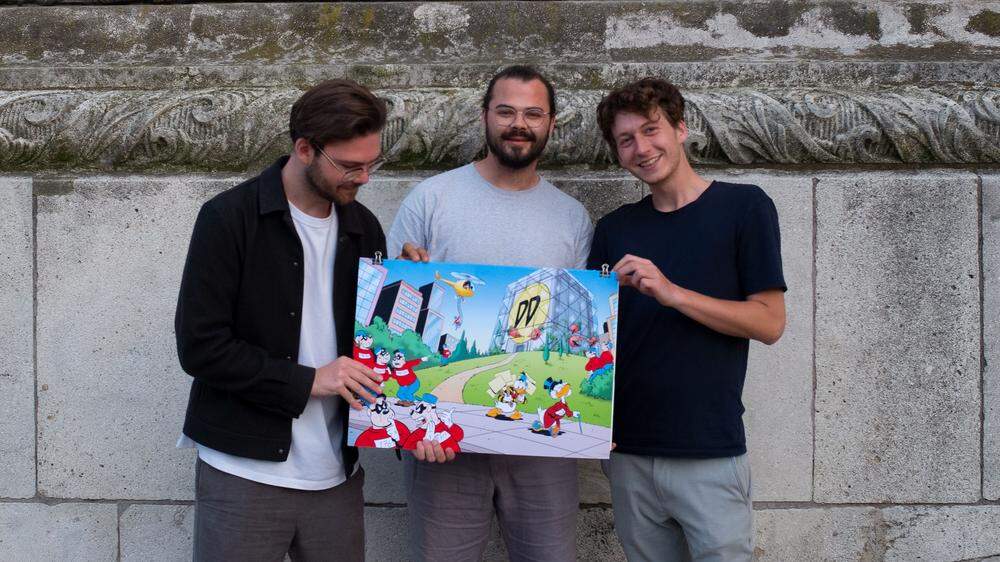 Diese drei Studenten aus Wien machten den 1. Platz im Rennen um den Neubau des Geldspeichers