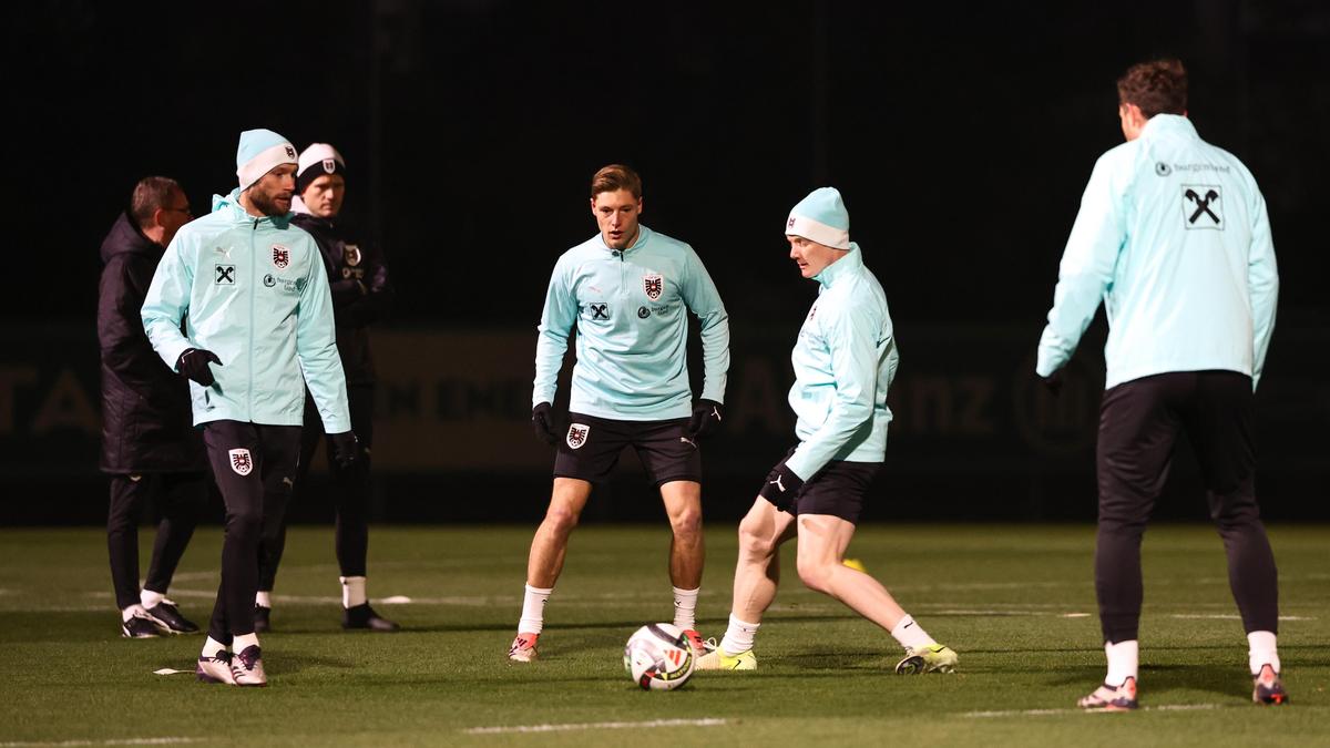 Die ÖFB-Teamspieler sind heute in Almaty gefordert