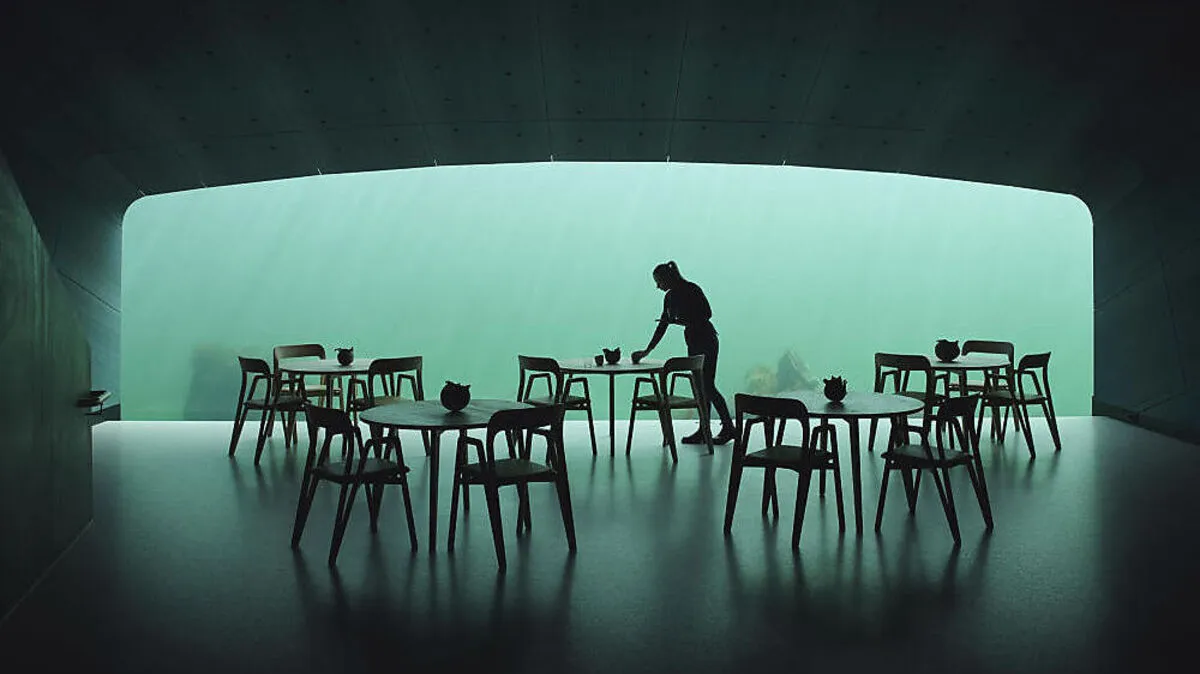 "Under" ist das erste Unterwasserrestaurant in Europa