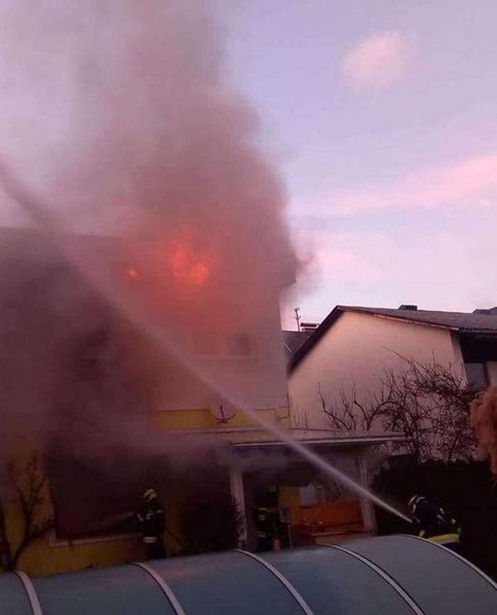 Wohnhausbrand in St. Veit