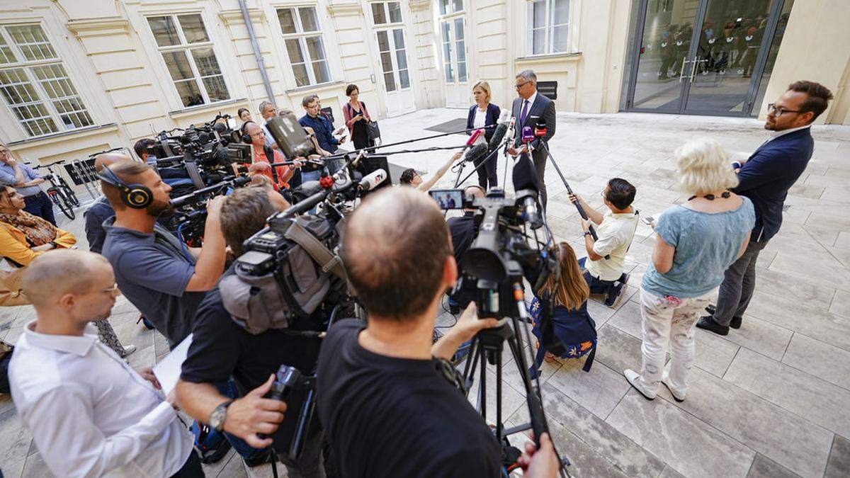 Die Verhandlungen über Finanzhilfen zwischen dem Bund und der Stadt Wien stoßen auf breites Medieninteresse