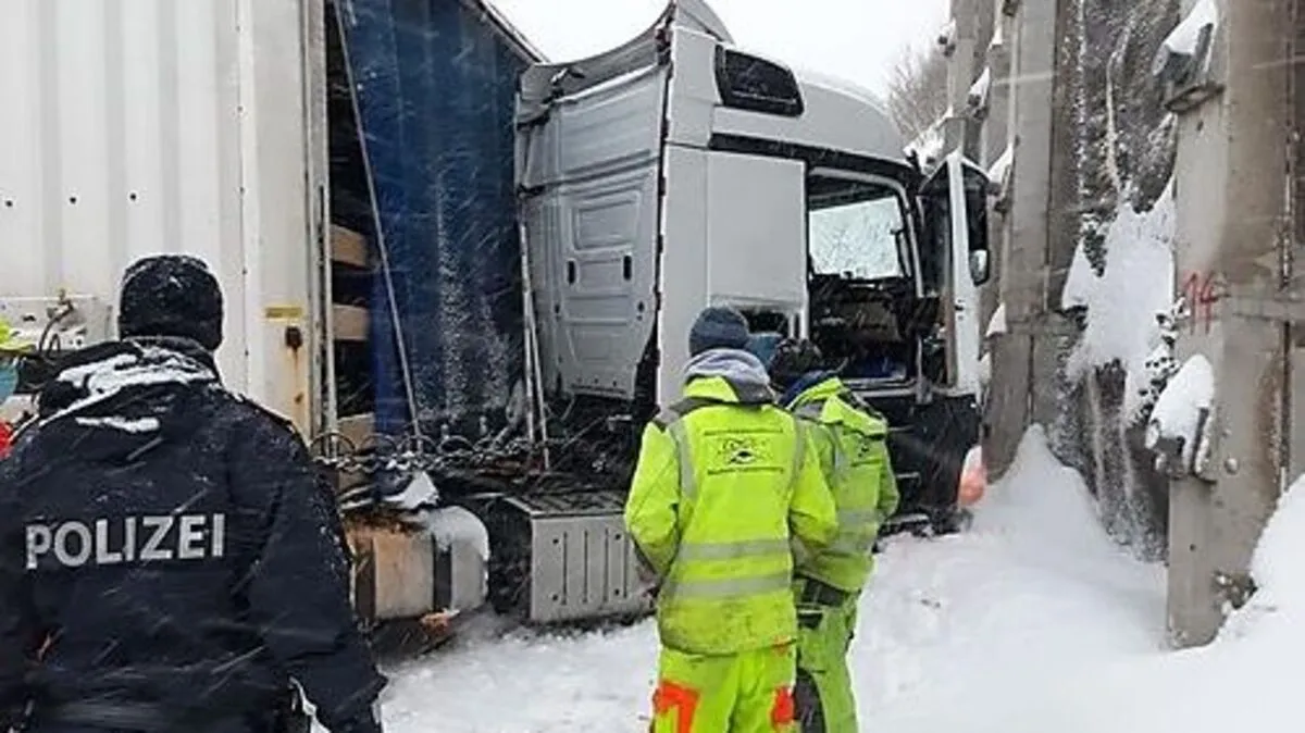 Unfall auf der B 114
