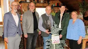 Bernd Mara, Christian Niesenbacher, René und Manuela Pöschl sowie Manuela Movia