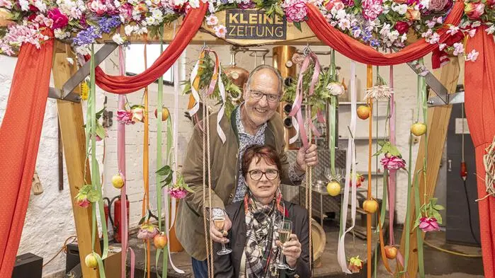 Kleine Zeitung Apfelweinkost Zogglhof St. Paul April 2025