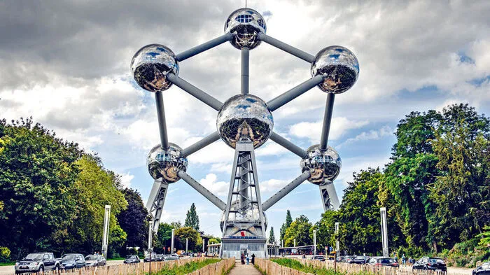 Das Atomium in Brüssel 