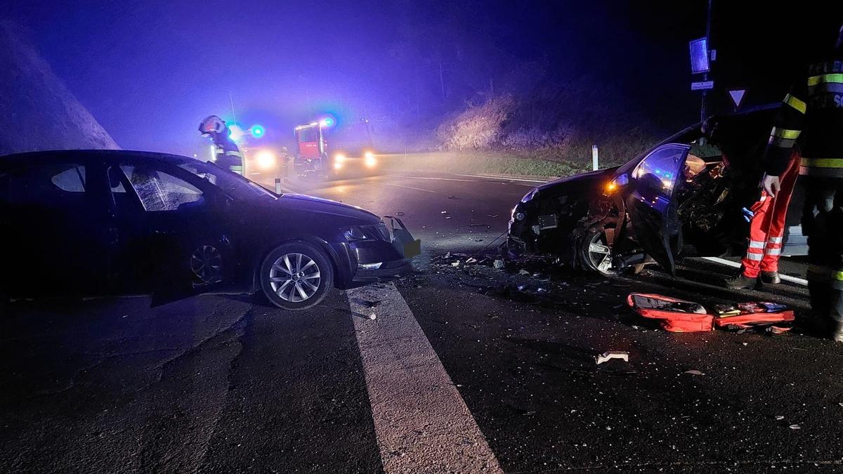 An beiden Autos entstand Totalschaden