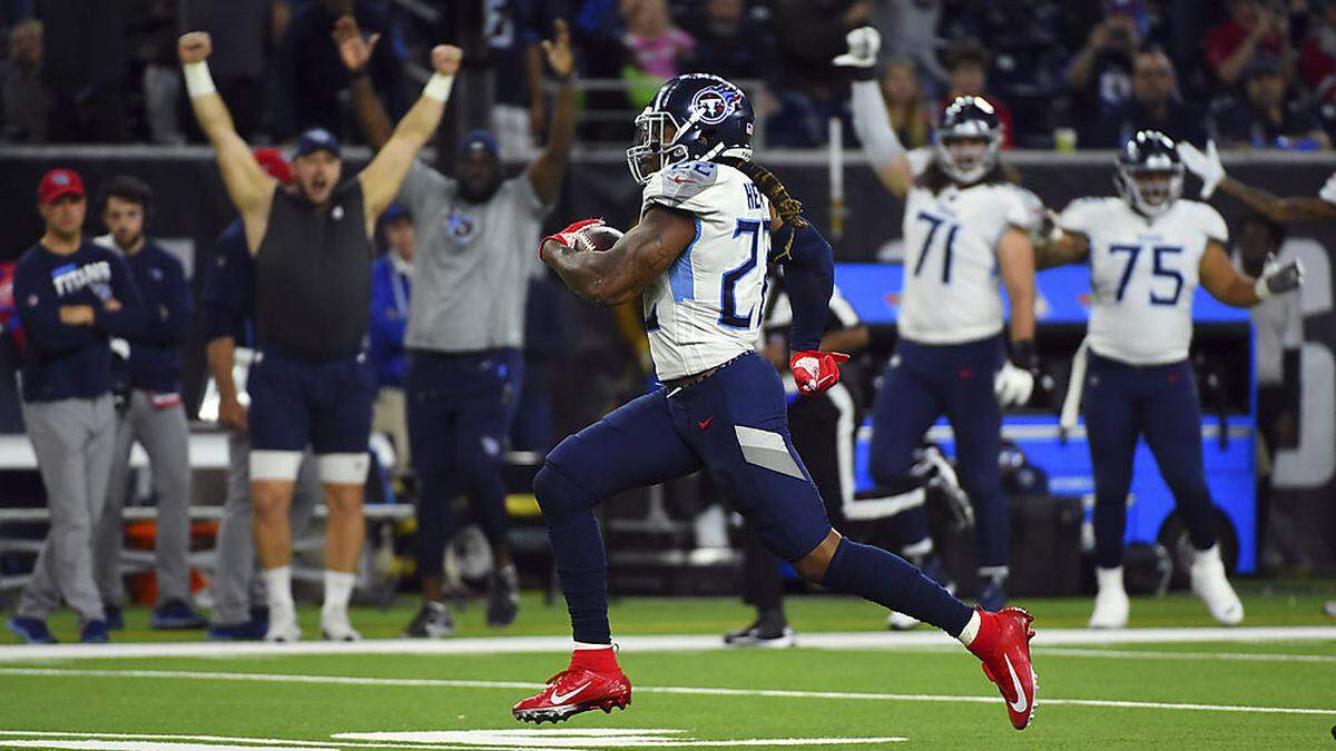 Die Tennessee Titans jubeln über den Einzug ins Play-off