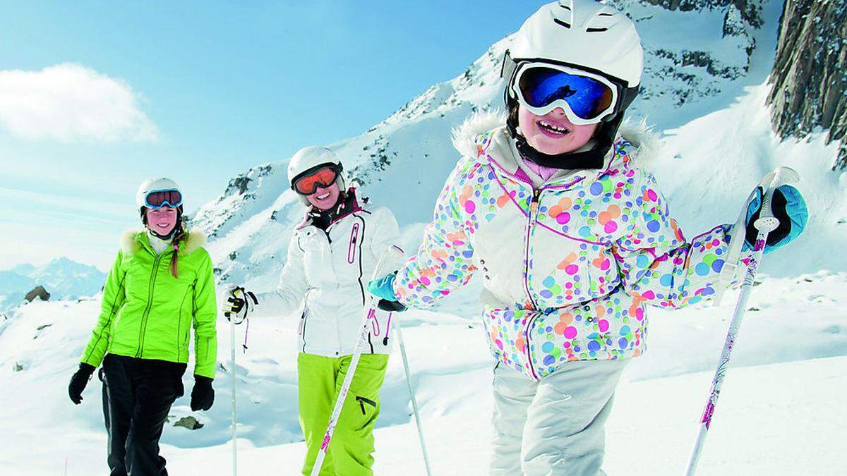 Skiunfall auf dem Goldeck endete für siebenjähriges Mädchen glimpflich (Sujetfoto)