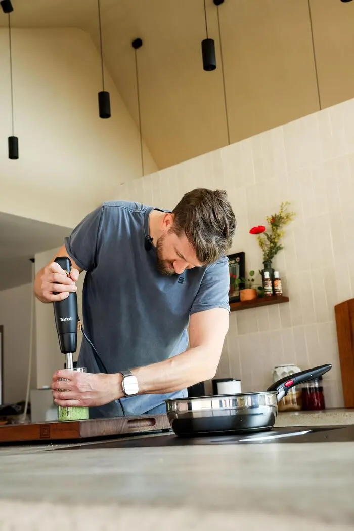 Alles wird gut durchgemixt.