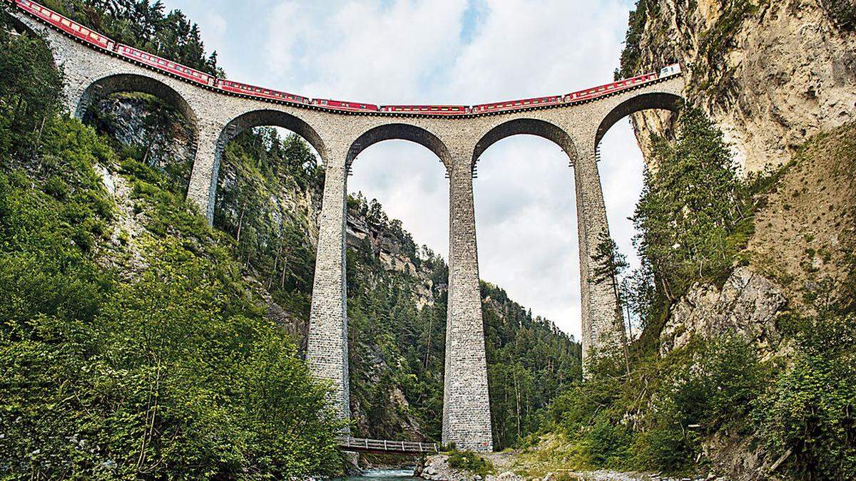 BERNINA-EXPRESS: Landwasserviadukt