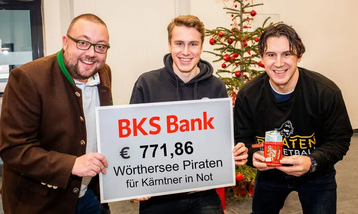 Wörthersee Piraten spendeten anlässlich ihrer Weihnachtsfeier