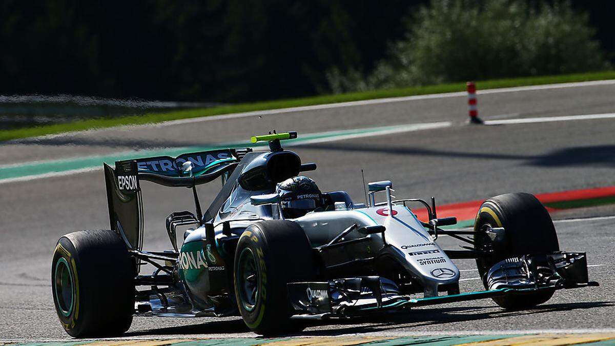 Nico Rosberg steht in den Ardennen auf dem ersten Startplatz