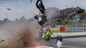 Alex Marquez stürzte schwer