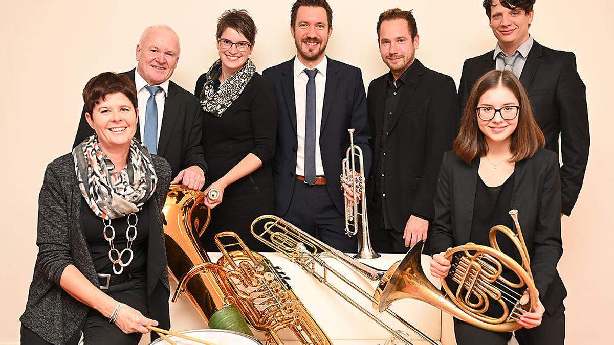 Das Ensemble &quot;Trumpet Brass&quot; spielt in Völkermarkt auf