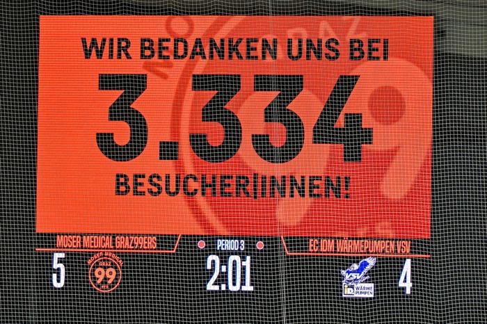  3334 Fans waren im Bunker