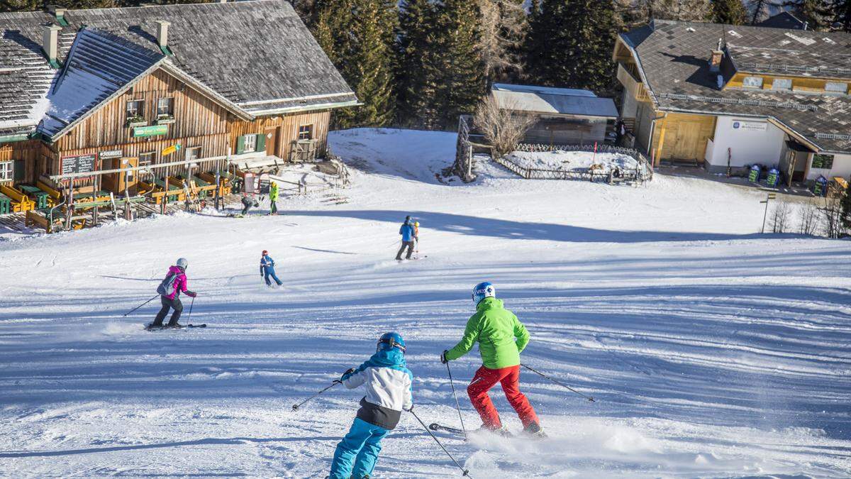 Bald ist es auf der Petzen wieder möglich, Spuren in den Schnee zu ziehen