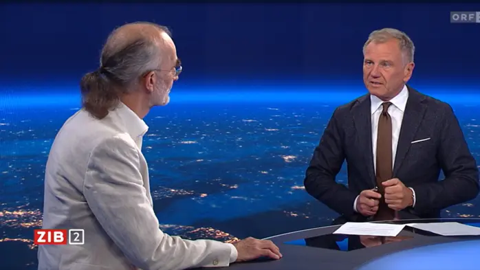 Michael Nentwich war am Montagabend zu Gast in der ZiB 2