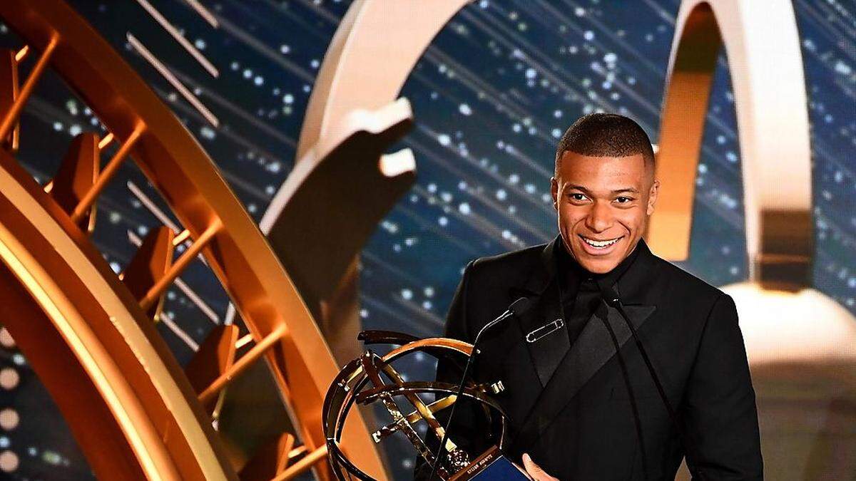 Kylian Mbappe wurde zum besten Spieler der Saison in der Ligue 1 gewählt