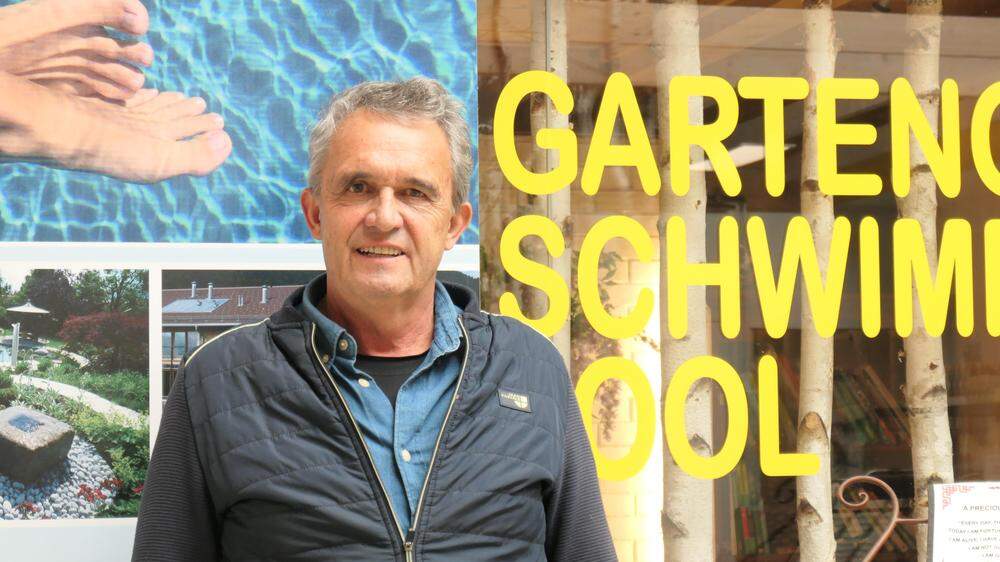 Gert van der Woude hat größte Erfahrung im Bau von Bio-Pools gesammelt 