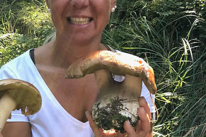 Alexandra Prett aus Köflach ist mit Peter Kainbacher auf der Pack fündig geworden und hat diese gschmackig aussehende Pilze entdeckt. Mahlzeit!