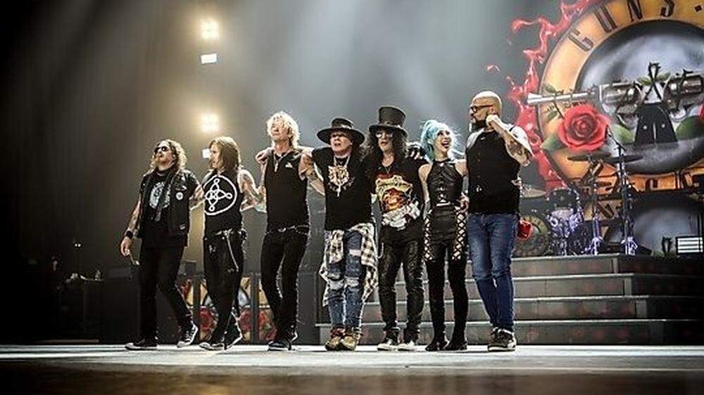 Guns N' Roses, am 6. Juni live im Ernst-Happel-Stadion