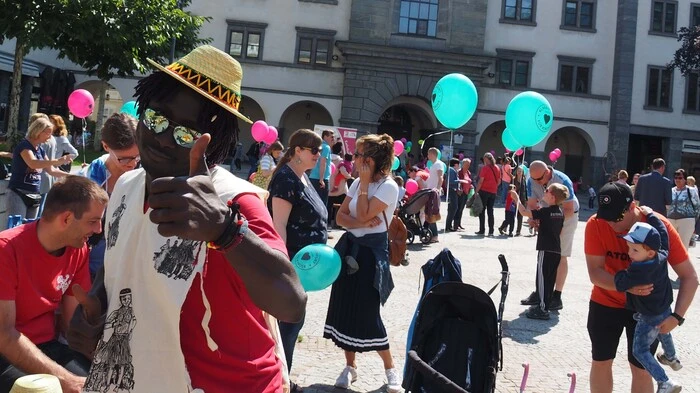 Spiel und Spaß gab es Samstag am Vormittag beim großen Domfest auf dem Klagenfurter Domplatz.