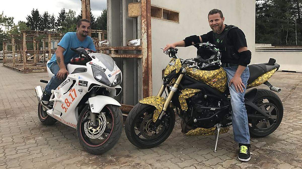 Veranstalter Martin Fuchs (links) und Trainingspartner Gerald Hadolt freuen sich auf die 4. Austrian Stuntdays