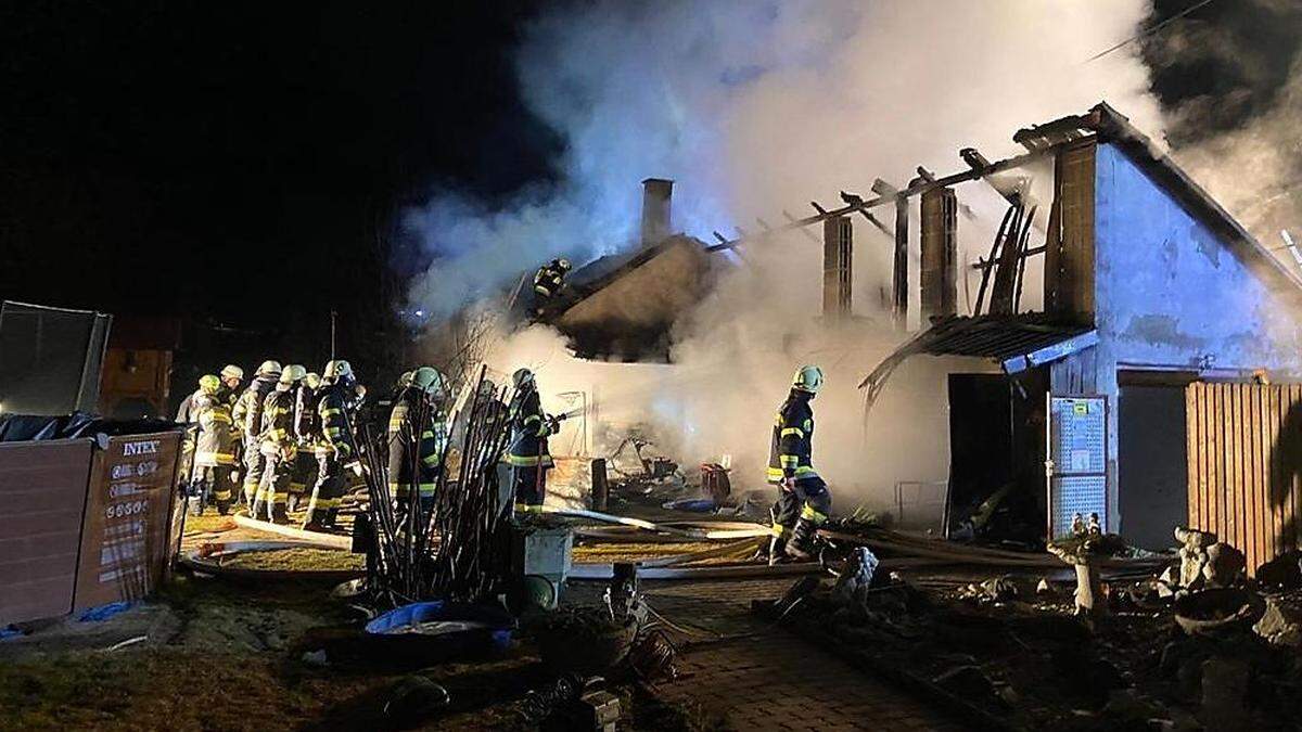 Sechs Feuerwehren im Einsatz