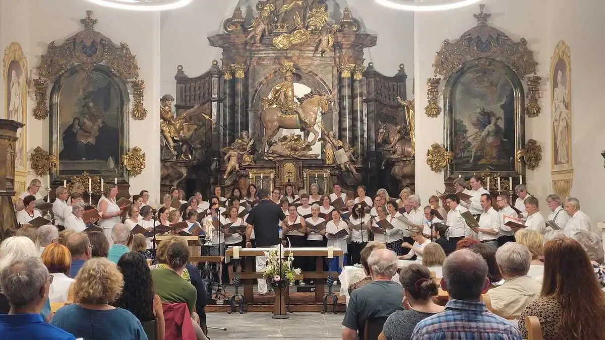 Das Abschlusskonzert fand in der Schlosskirche St. Martin statt