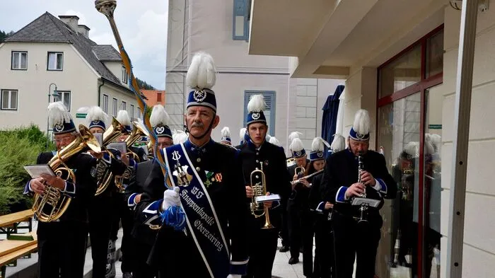 Für die musikalische Umrahmung sorgte die Knappenkapelle Musikverein Oberzeiring. 