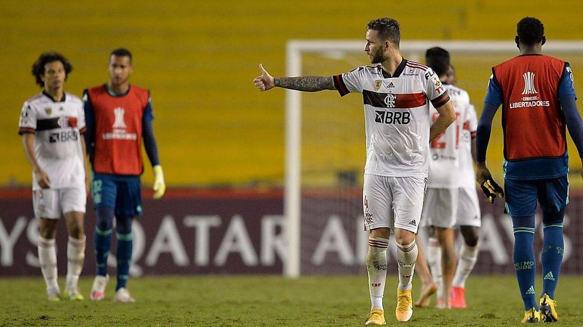 Auch in der Copa Libertadores spielte Flamengo am Mittwoch in Ecuador trotz einiger infizierter Spieler 