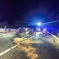 Verkehrsunfall auf der A 2: Der Fahrzeuglenker erlitt Verletzungen unbestimmten Grades