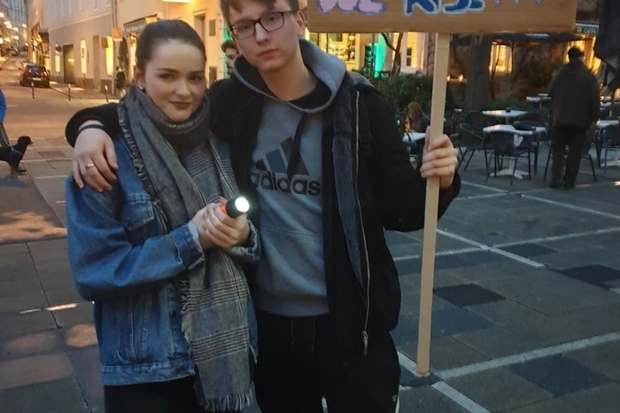 ... schon größere Mitstreiter dem Aufruf gefolgt und nach Graz gekommen.